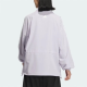 
Adidas Clover Jacket Women's Spring 2025 New Loose Casual Sportswear Stand Collar Woven Windproof Jacket JI9767 Purple M