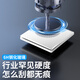 International Electrician Switch Socket 86 Ultra-thin Tempered Glass Panel Concealed Wall Household One-Open Dual Control Five-Operation Power Socket Misplaced Five-Operation Socket-White