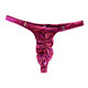 Confidential delivery, sexy men's sexy underwear, men's thong underwear, fully transparent T-pants, passion-free nightclub opening, large size gay men for male masturbation, alternative transparent, pink, one-size-fits-all, men's bilateral buckles, passionate U-convex sexy underwear, men's ice silk pleated sac bag, men's