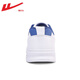Huili Herrenschuhe lässige Herrenschuhe Herbst Low Top Leder Sport Männer lässige Schuhe vielseitige wasserdichte Nicht-Schlupfschuhe Herren weiß und blau WXY1483 42