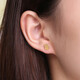 Trendy Acer Fun Bunny Bow Pure Gold Gold Earrings Women's Earrings for Girlfriend Birthday Gift Price Approximately 1.25g