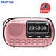 SAST V90 Rose Gold Deluxe Edition Radio Elderly Rechargeable Card Mini Speaker Portable MP3 Walkman 16G Memory Card Set