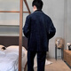 Antarctic pajamas men's autumn and winter flannel day warm thickened velvet couple pajamas home wear pajama pants set 2XL