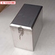 1 Boîte côté coffre de moto Trunk Box en acier inoxydable Construction de voiture Décoration Boîte à outils de rangement extérieur Longueur 32 * Largeur 20 * Hauteur 20cm15932 * 20C