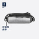 Decathlon City Light Outdoor Waist Bag Mobile Crossbody Bag Card Bag Close-fitting Light Hiking Bag Obsidian Black 16cm Height*18cm Width*4cm Thick
