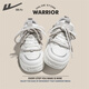 Huili Herrenschuhe Herren 2025 Frühling neuer Trend Casual Schuhe für die vielseitigen Sportschuhe von Herren -Schülern atmungsaktive Herrenschuhe weiß und grau -g687c 41