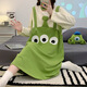 
Manzhizhuang spring and autumn long-sleeved nightgown for women's autumn pajamas cotton autumn and winter new internet celebrity style mid-length home clothing large size LX-16854 M