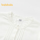 Balabala girls and children long-sleeved shirt autumn children's lace shirt 24102001
