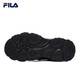 FILA Cat Claw Shoes 4th Generation Women's Shoes Dad Shoes Couples Sports Shoes Retro Fashion Casual Shoes Mesh Breathable Women's Black-BK 39