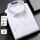 Romon three-proof non-iron anti-wrinkle short-sleeved shirt for men summer casual business workwear formal wear shirt for men