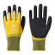 Gloves labor-protective glue wear-resistant work waterproof and anti-slip latex foam rubber rubber construction site work protection L878 double layer latex full hanging [2 double experience package]