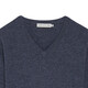 
Snow Lotus Pure Cashmere Sweater Autumn and Winter New Men's V-neck Pullover Solid Color Warm European and American Base Shirt Knitted Sweater Y601 110