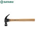 SATA Tools Home Woodworking Hammer Wooden Handle High Carbon Steel Hammer Construction Site Hammer Claw Hammer 05601 05602 Wooden Handle Claw Hammer 1 Pound 05602