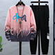 
Boledi 13-year-old boy spring and autumn pure cotton sweatshirt 15 middle school students long-sleeved T-shirt 16 teenagers big children's base shirt top 683-k556 gray (sweatshirt + pants) 170 XL (recommended weight 120-140 Jin [Jin equals 0.5 kg])