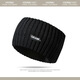 Sportstirnband Männer Haaransatz Cover Stirngürtel Herbst und Winter Weitkante warmes Strickhaarband für Frauen (schwarz + grau) kaufen Sie eine kostenlose Wäsche Kleidung