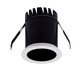 Yilin deep anti-glare gypsophila led small spotlight embedded 3W5W7W opening 3cm 4cm50mm focus 24 15 degrees small / white + black cup 3W neutral light