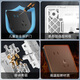 
DELIXI switch socket panel CD821 matte black concealed switch panel 86 type wall open with USB computer socket oblique five-hole socket