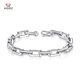 Aido Diamond Premium Platinum Bracelet Men's Style pt950 Platinum Cross Card Ground Chain Bracelet Length Selection Tips Wearing Length = Net Hand Circumference Add 1.5-2cm More
