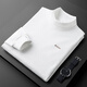 Prideme Herbst- und Winter Langarm T-Shirt Herbst Herbst Kleidung Fur-isoliert warm warme doppelte deutsche Samt Halbbaum-Basis-Hemd-Hemd-Hemd-Hemd-Hemd-Jacke YSB6630-Grau M [Gewichtsempfehlung: 100-120jin [Jin gleich 0,5 kg]]