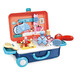 
Feidule Children's Little Doctor Playing House Toys Mini Kitchen Girls Baby Travel Li Hand Trolley Boy Tools Doctor Dual-Use Hand Trolley Box