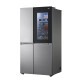 Refrigerador LG6555 Doble abre de frecuencia variable refrigerada por aire sin aire libre, ventana de perspectiva, esterilización inteligente en el hogar y sistema de doble viento que ahorra energía, frecuente lineal de frecuencia de gran capacidad de gran capacidad S653MPY33D [Perspectiva panorámica] 655L Silver Silver
