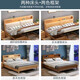 Mumian Massivholzbett Doppelbett 1,8 Meter 2 Meter Matratze mit modernem einfachem Nordic Style Hauptschlafzimmer großes Bett YF-902 1.8 Schrank