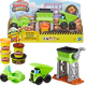 [70% neu] Hasbro farbige Schlamm Plastikine DIY Kinderspielzeugmodell Geschenk Food Grade Natural Weizenmehl Produktion Transport Serie Engineering Fahrzeug Set E4293
