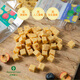 Núcleo natural coreano Núcleo Núcleo Núcleo Núcleo de pollo Fruites y verduras Pequeños Fondo de perros pequeños Tedico Bocadillos para perros peludos Manzana de queso de pollo Corte 80g*4 bolsas