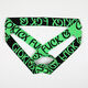 Men's sexy underwear, perverted men's low-waisted sexy double thongs, personality, passion, empty rings, sexy letters, trendy t-pants, close-fitting, traceless, gun, bullet and egg separation role play, green M