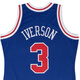 MITCHELL & NESSMitchell&Ness 76ers Iverson jersey 96-97 season fan version retro sports vest blue XL MITCHELL & NESSMitchell&Ness 76ers Iverson jersey 96-97 season fan version retro sports vest blue XL