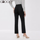 [Anti-bacterial] G2000 Women's Trousers 2022 Summer Cleft-fit Commuter Suit Straight Pants 21751143 Black/99 180/78A/XXL