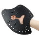 YINGFA hand fins professional swimming equipment for adults and children, swimming training paddling, axe-style paddling, black XS (children)