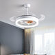 Shaoguan 2024 Nouveau ventilateur Light chambre principale chambre principale ventilateur de plafond invisible lumière ménage moderne ménage intégré de plafond de ventilateur