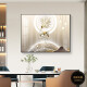 
Aohan modern light luxury meter box decoration painting Fulu distribution box mural living room without punching switch cover painting JD9767 45*35cm (blocking 35*25) left push and pull black frame