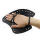 YINGFA hand fins professional swimming equipment for adults and children, swimming training paddling, axe-style paddling, black XS (children)