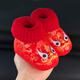 Midur infants 0-12 months 1 year old baby autumn and winter full moon tiger head cotton shoes red soft sole one year old warm baby shoes No-red (tiger boots) 11.5 (M inner length 11.5cm recommended for 6-12 months)