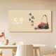 
Chengzai's new Chinese style Ping An Xile Restaurant Decorative Painting with Clocks, Wall Clocks, High-end Wall Lights, Electronic Clocks, Living Room and Dining Table Painting JD14128 Digital Display Model 100*50 (suitable for restaurants about 1.5 meters) Crystal Picture PVC Black Edge/Power Bank Automatic Sensing