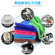 Ren Ying seven-color cleaning rags for household cleaning, absorbent water, not easy to shed lint, thickened towels for wiping glass bamboo fiber dishcloths, 5 green coral velvet rags