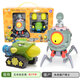 Rongdafeng Nueva planta vs. Zombie Toys Noble's Noble's Noble Mecha Mecha Shooter de guisantes Dave Gift Box 686-102 Pea Pod Gunfower vs Future Doctor