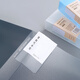 Qixin simple style file box A4 storage office supplies information box 35mm55mm large capacity transparent file box A1283/35mm transparent