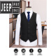 JEEP SPIRIT男士免烫男西装马甲商务绅士正装背心V领马甲韩版修身款 宝蓝色 175