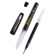 Baoke Neutral Pen 1.0 Comercio de oficinas Comerciales Pen a la cabeza gruesa Stroke de agua Escritura lisa Gran capacidad Calligrafía Firma Firma PC1048 Negro Pen 12 Caja + 12 Negro Regillados