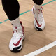耐克（NIKE）Zoom Rize 1EP 减震耐磨防滑 男子 高帮实战休闲运动篮球鞋 FD9904-111米黑红 44.5 (285mm)