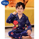 Disney (DISNEY) children's pajamas boys spring and autumn long sleeves pure cotton thin Spider-Man little boy medium and big baby home clothing set 1048-Aotuman 10 size height 110-120cm 5-6 years old