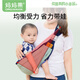 Mom Fruit (org.mama) Baby Strap multifonction horizontale baby baby holding artefact 0-3 ans bébé sculpture bébé à l'extérieur quatre saisons verte - bandoulière réglable [quatre saisons]