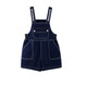 Anaire Girls 'Denim Overalls 2024 Sommer Neues lässige Trend -Hosenträger -Shorts Denim Blue 160 cm