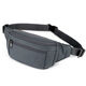 Cool kangaroo waist bag men's genuine leather cowhide multifunctional large capacity oblique crossing construction site work running waist new mobile phone bag 866 gray