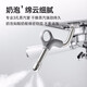 
Baicui Coffee Machine Dual Boiler Double Water Pump Household Retro Full Semi-Automatic Italian Coffee Machine with Steam Milk Froth Small All-in-One Machine Semi-Commercial PE3888 White-with Bean Grinder