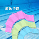 Lingyunhe webbed swimming accessories freestyle trainer adult children's palm diving breaststroke speed-up artifact [White] M suitable for women silicone material super elastic