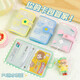 DiXING card bag women's anti-demagnetization certificate bag cute small ultra-thin mini multi-card ID storage bag card holder Green animal-20 card page anti-demagnetization